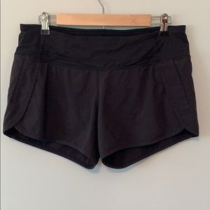Lululemon black Run Times Short